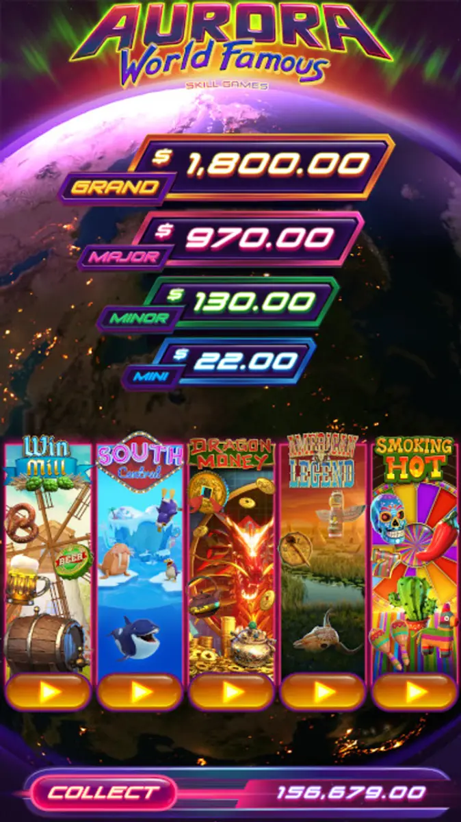 Aurora World Famous Multigame Skill Board by Jenka Lab