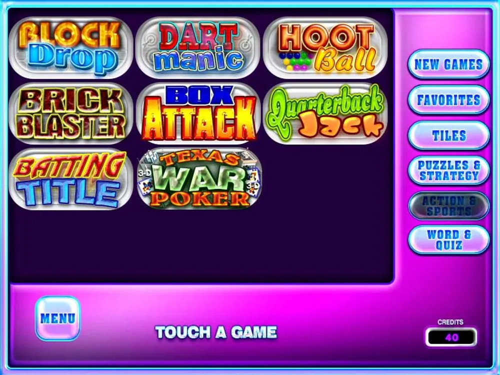 Game Gallery Touchscreen Multi Game Kit